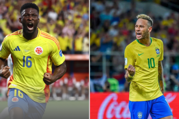 Colombia National Football Team vs Brazil National Football Team Lineups