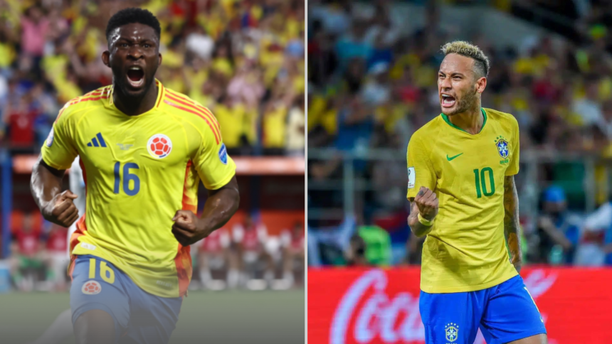 Colombia National Football Team vs Brazil National Football Team Lineups