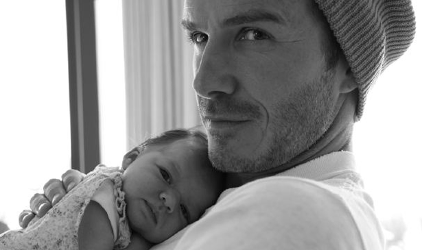 David and Victoria Beckham Introduce Baby Harper Seven to the World