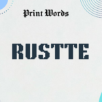 Rustte