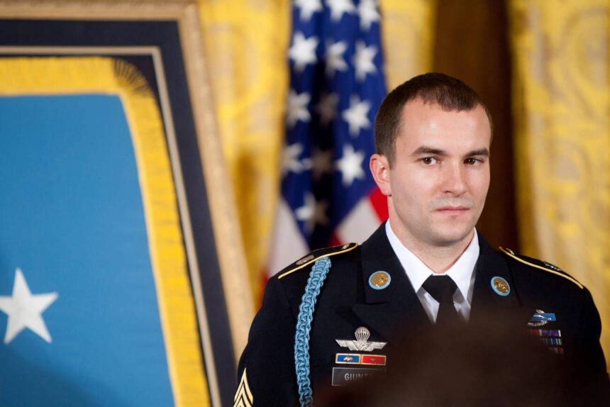 Salvatore Giunta Honored at Super Bowl for Medal of Honor Valor