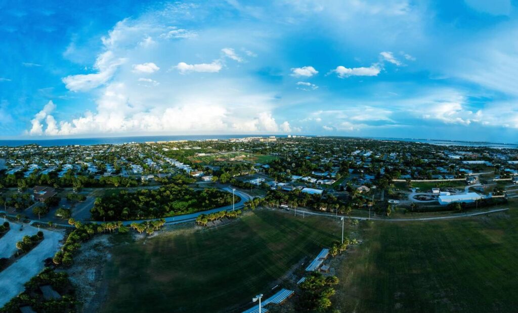 Satellite Beach with the sky in the background, Florida, United States